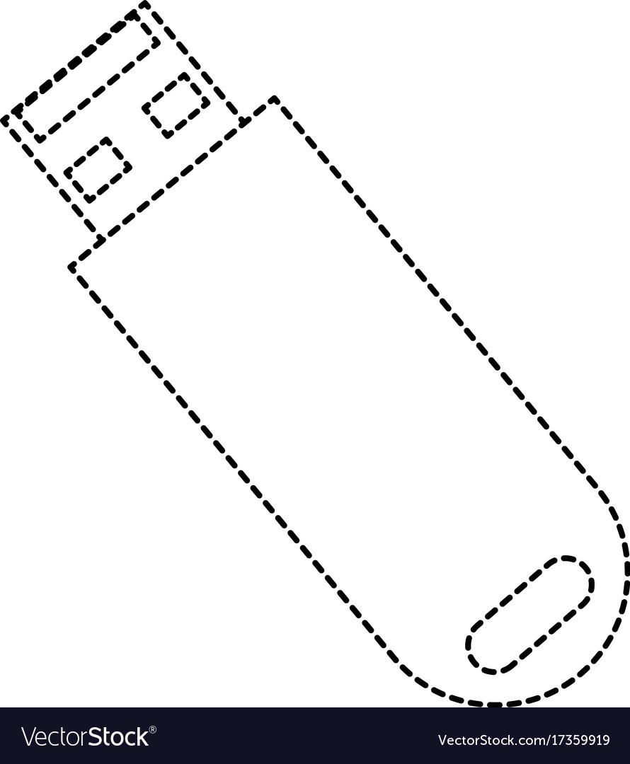 Usb memory isolated icon