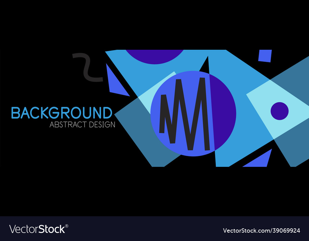 Abstract background blocks lines triangles vector image Abstract background blocks lines triangles