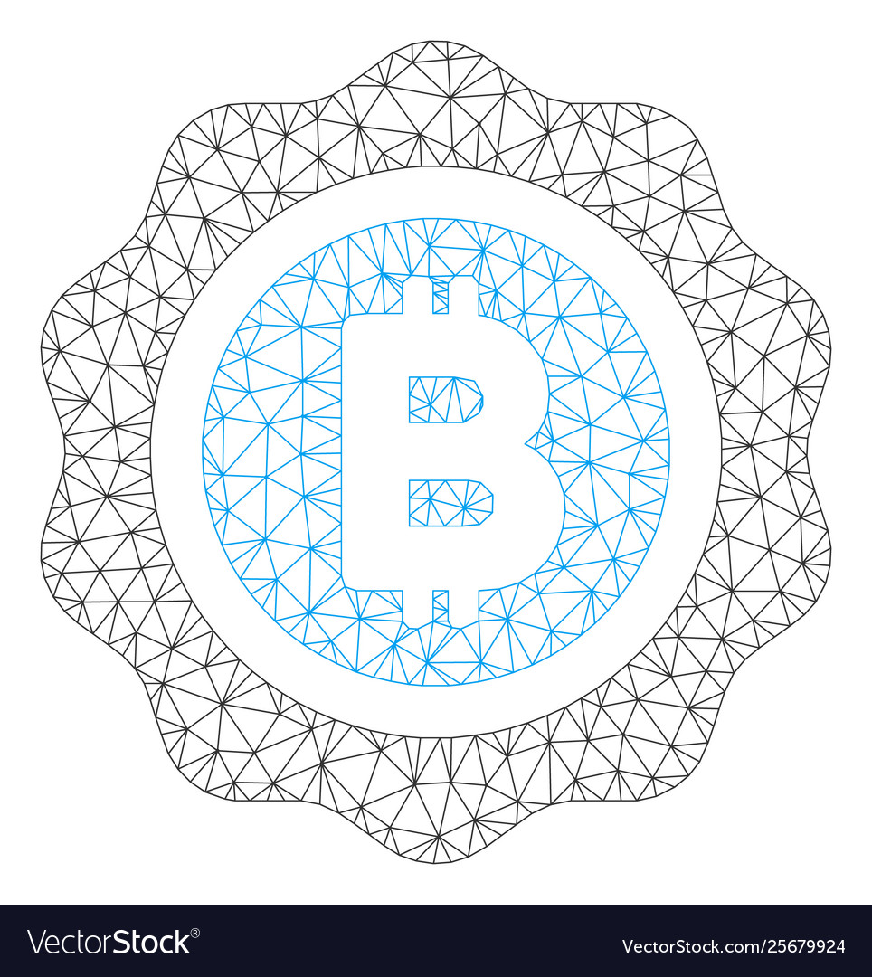 Bitcoin seal mesh 2d model