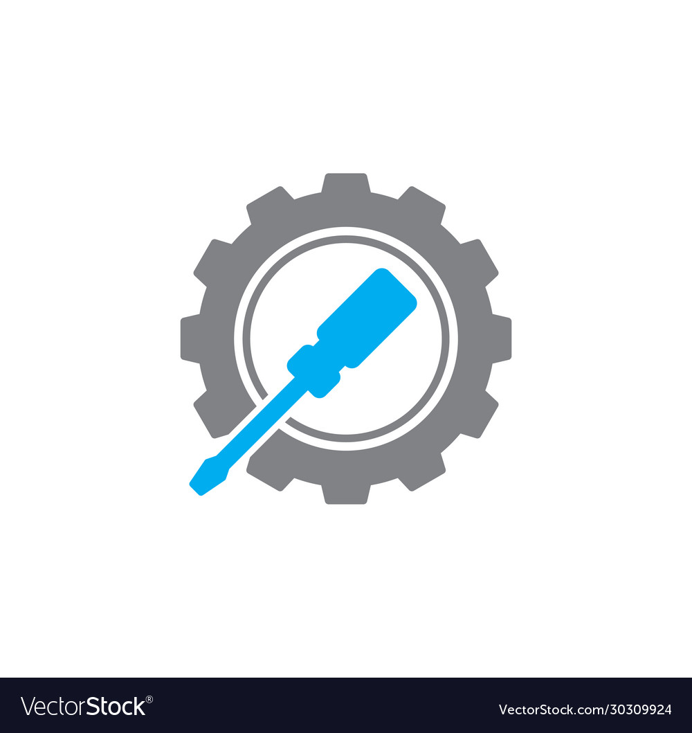 Fix and service related icon on background