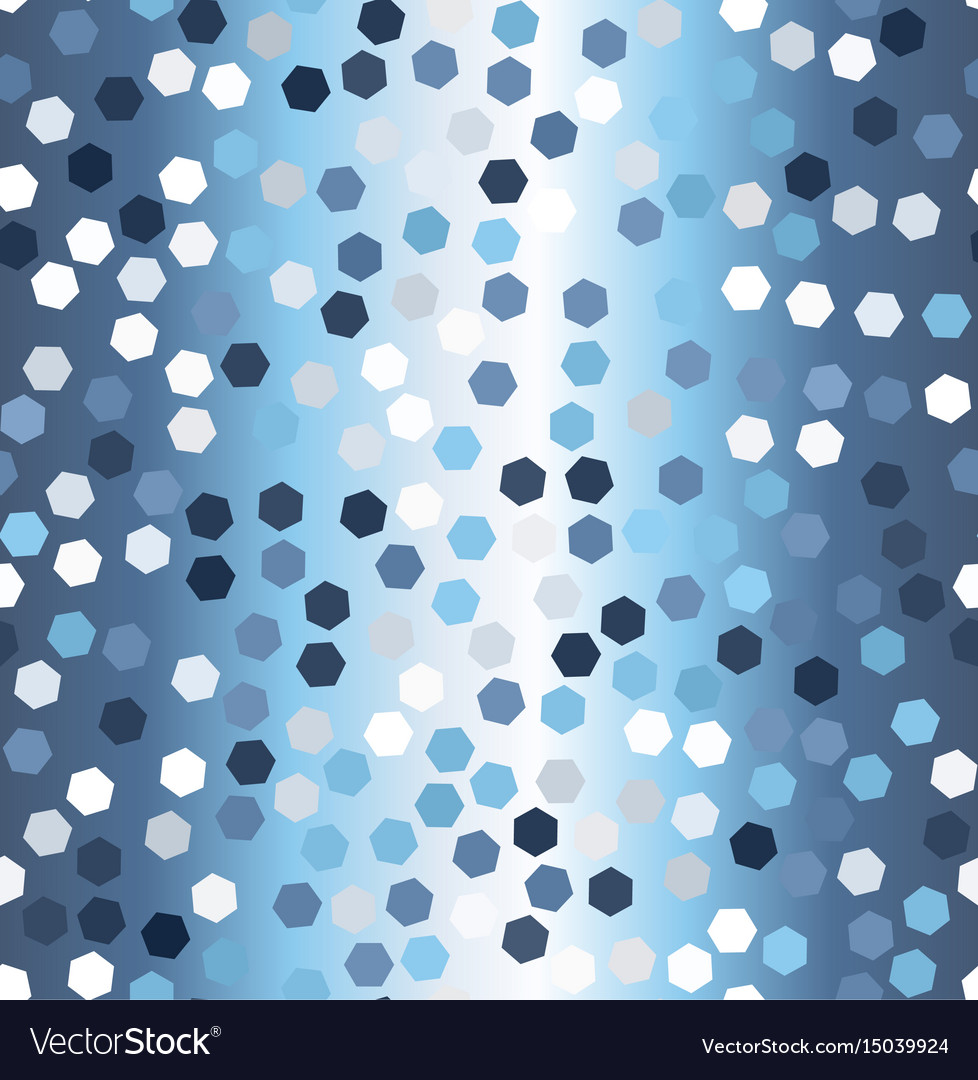 Glowing hexagon pattern seamless gradient