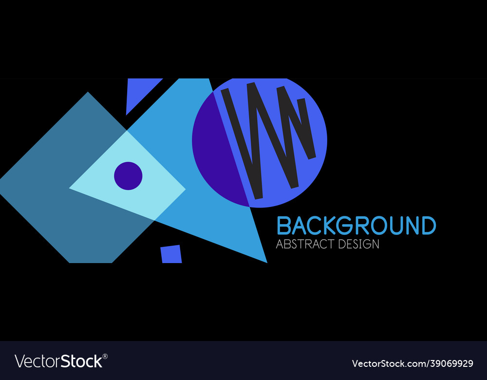 Abstract background blocks lines triangles vector image Abstract background blocks lines triangles