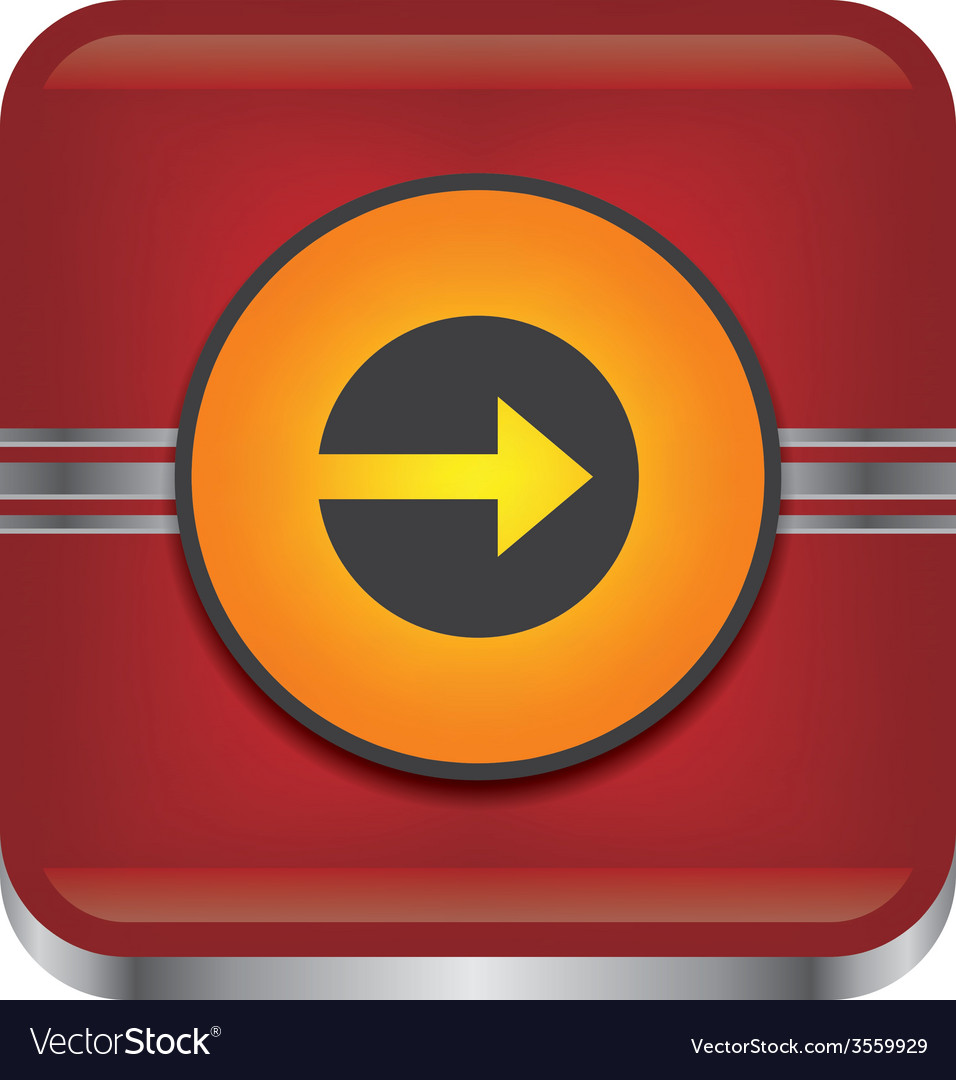 Arrow icon button