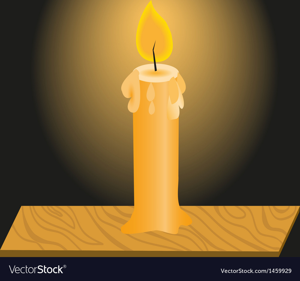 Candle Royalty Free Vector Image - VectorStock