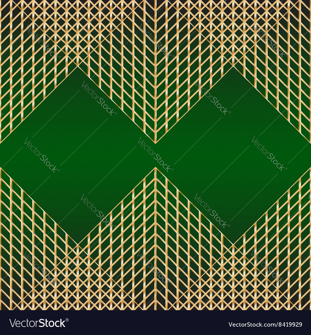 Card with pattern of golden mesh