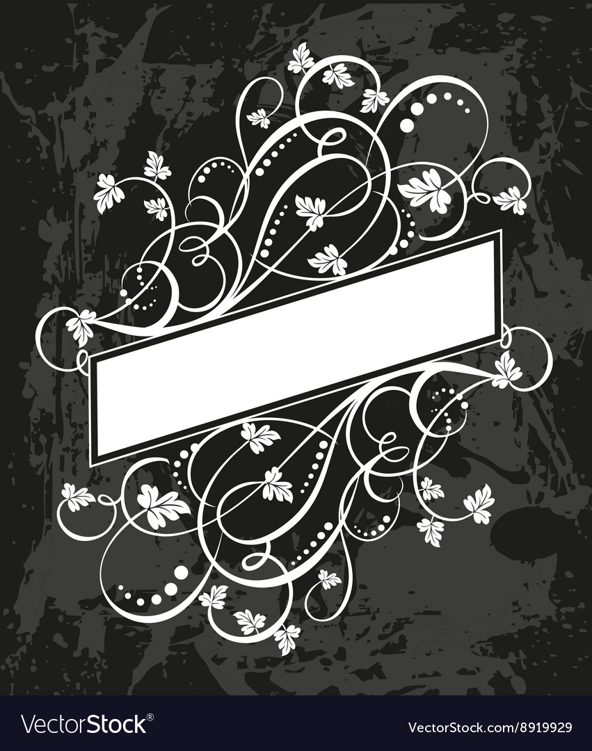 Decorative frame with pattern