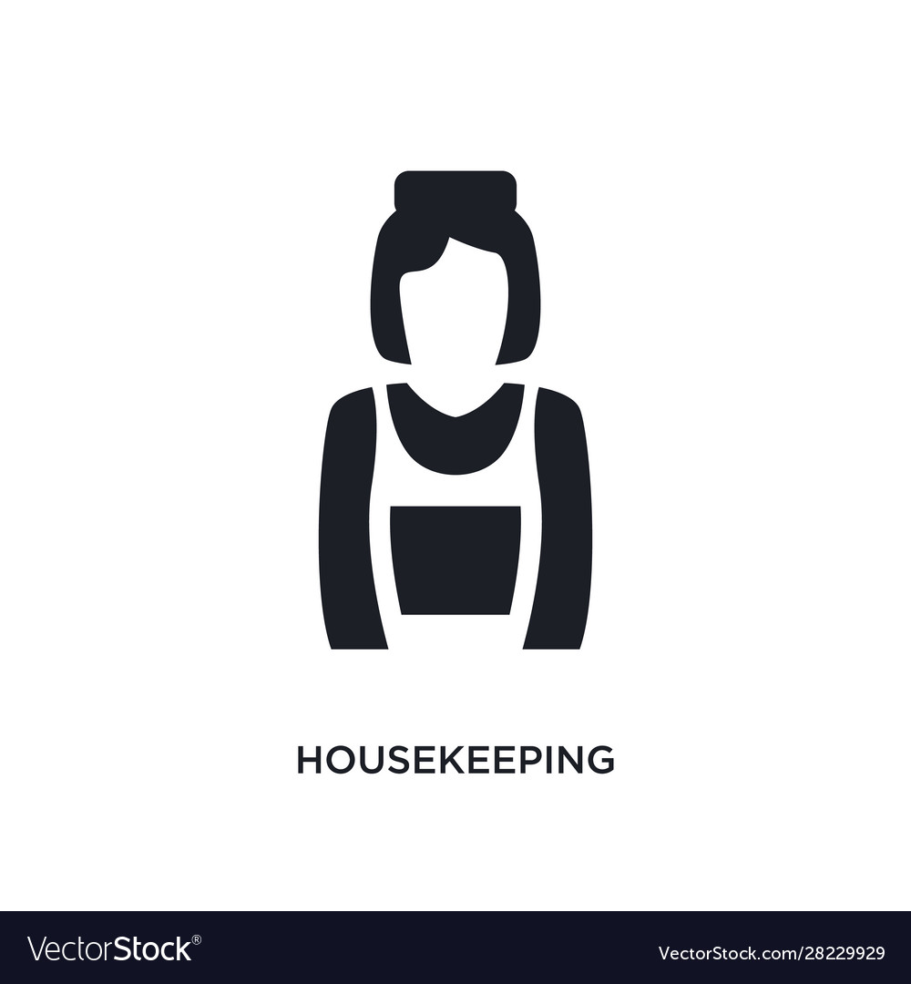 Housekeeping isolated icon simple element from