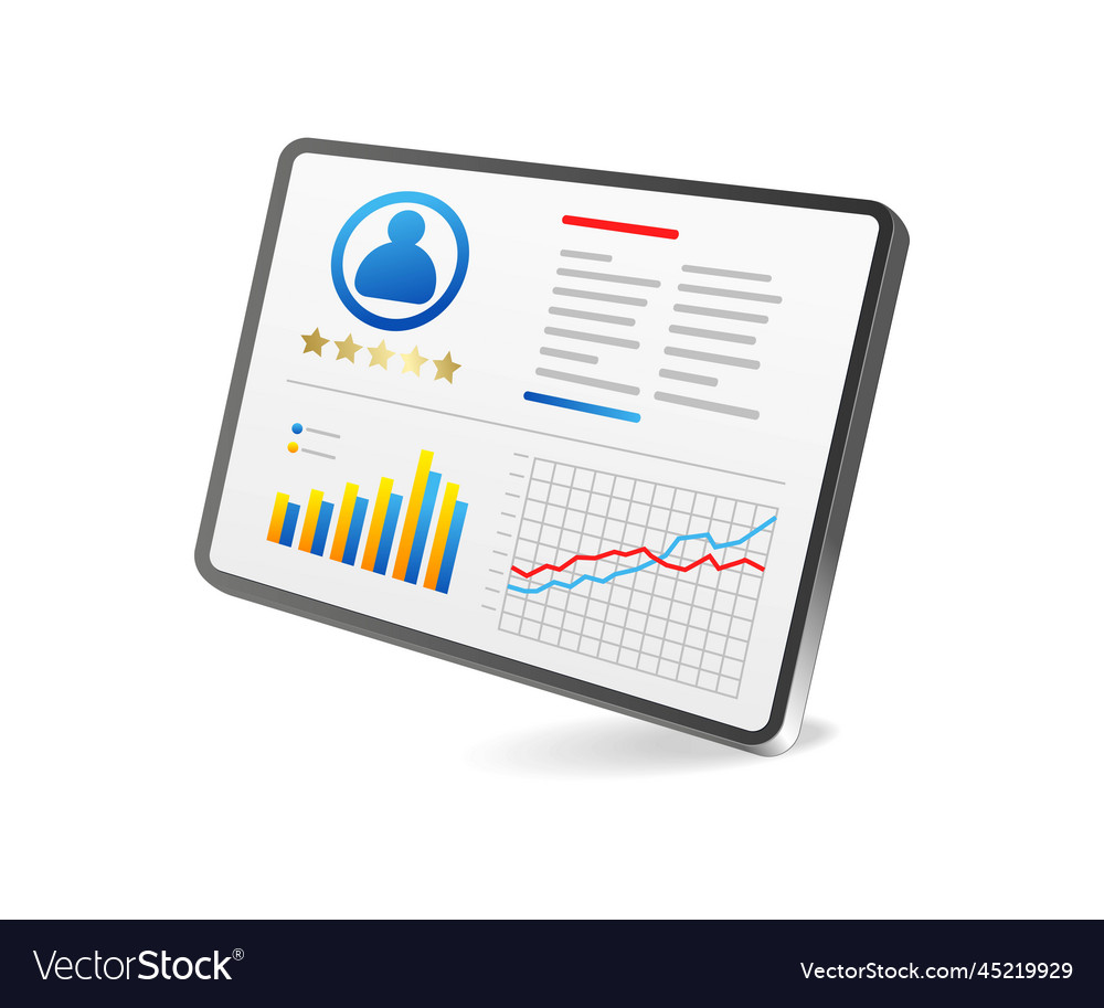 Isometric Data Monitor - Analytics