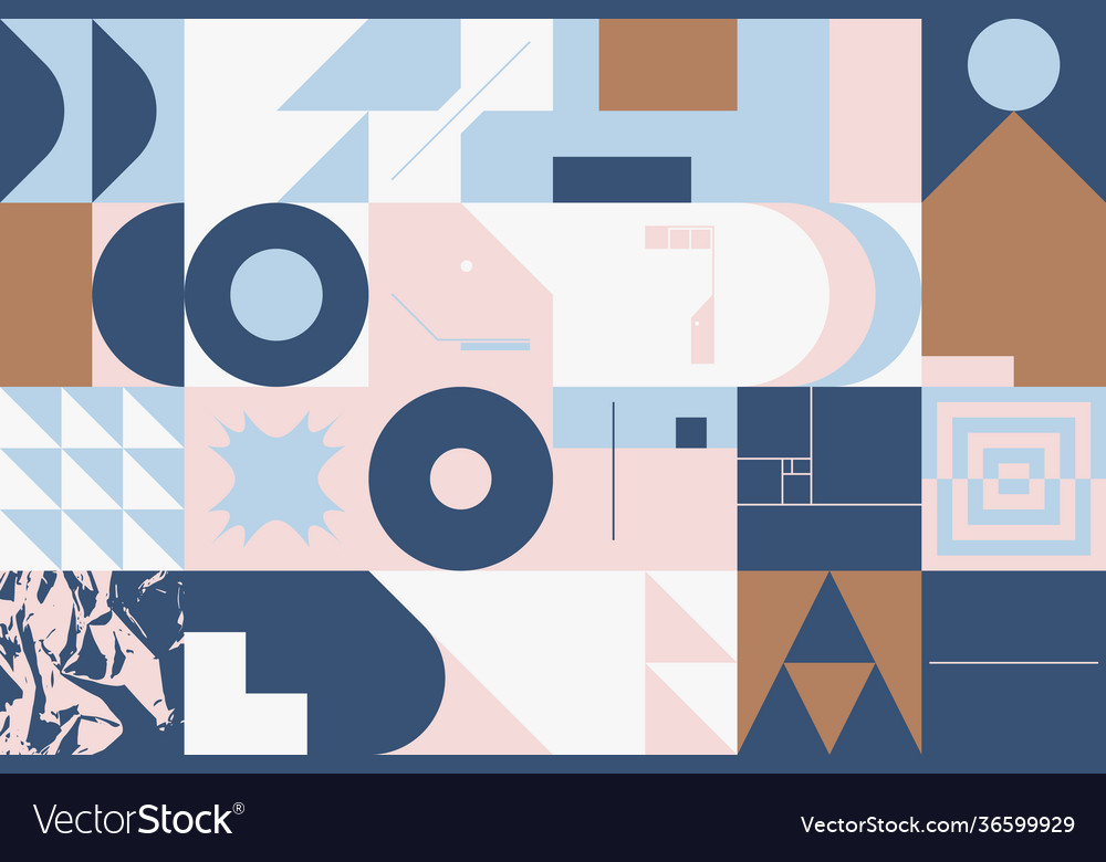 Scandinavian pattern design abstract artwork vector image Scandinavian pattern design abstract artwork
