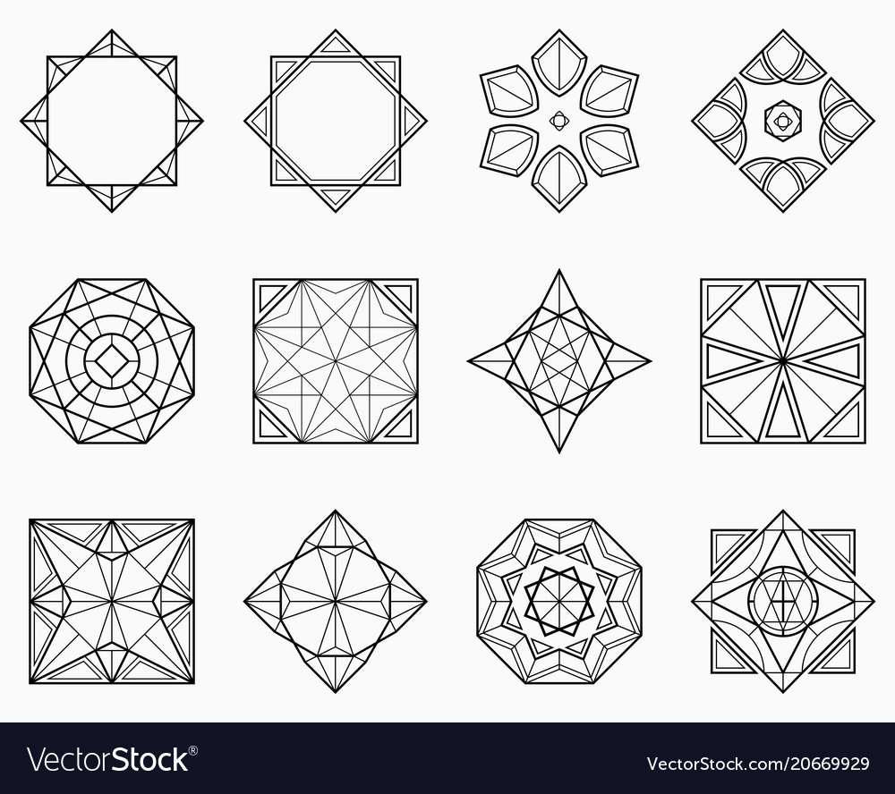 Symmetrical Geometric Shapes