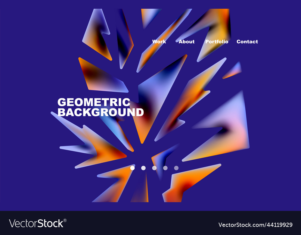 Shards shape composition abstract background web