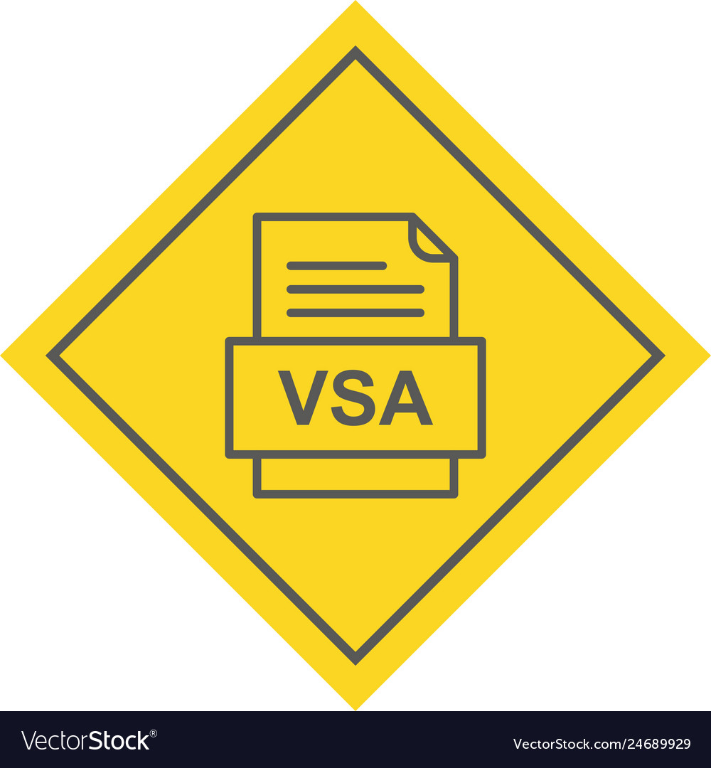 Vsa file document icon