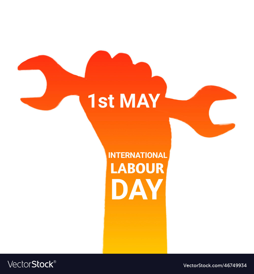 1st may international labour day Royalty Free Vector Image