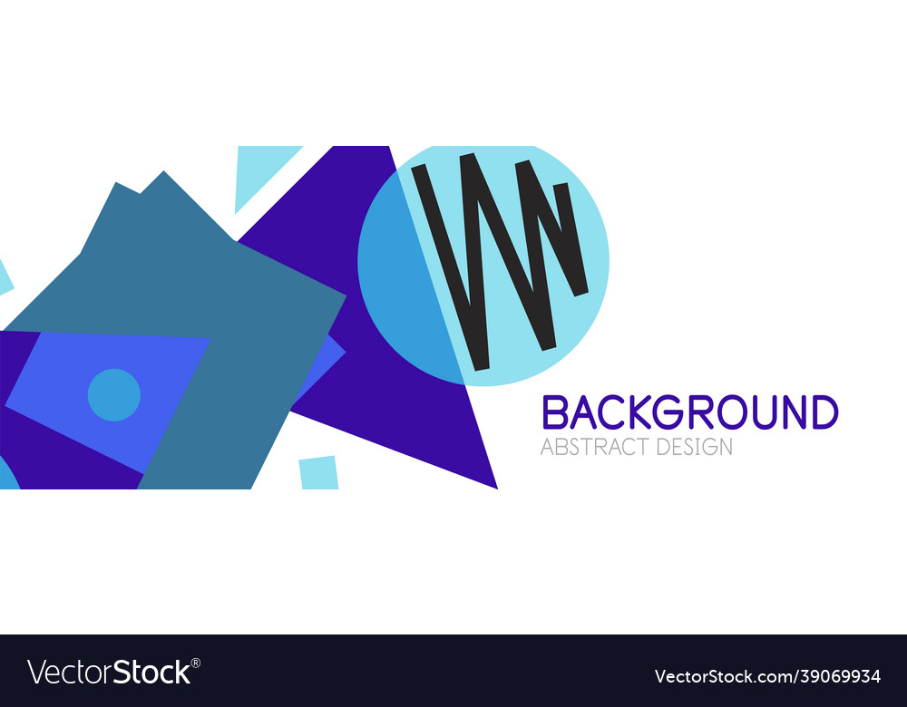 Abstract background blocks lines triangles vector image Abstract background blocks lines triangles