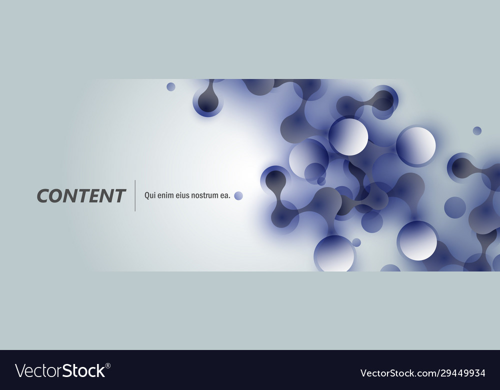 Abstract pattern molecule connection design vector image Abstract pattern molecule connection design
