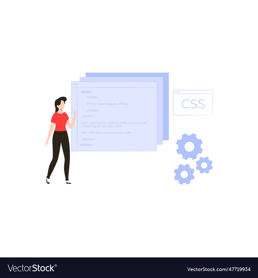 Mädchen kodiert css