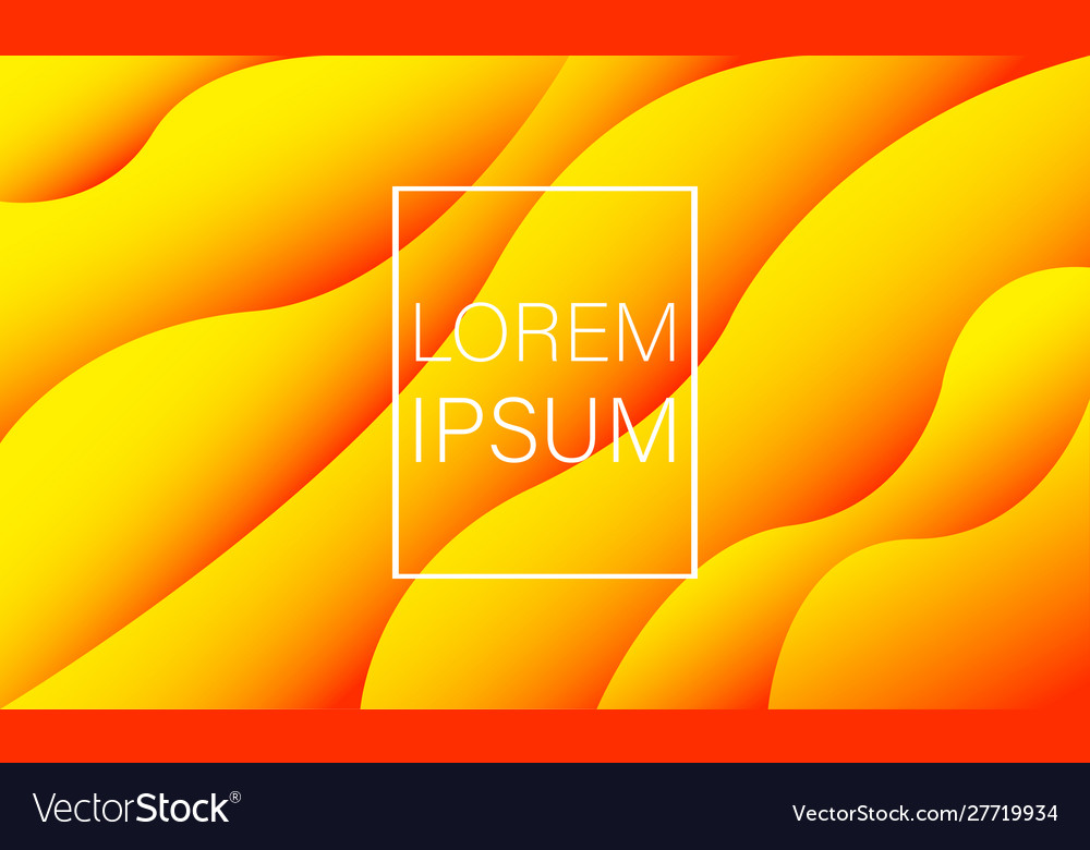 Gradient liquid shapes abstract background