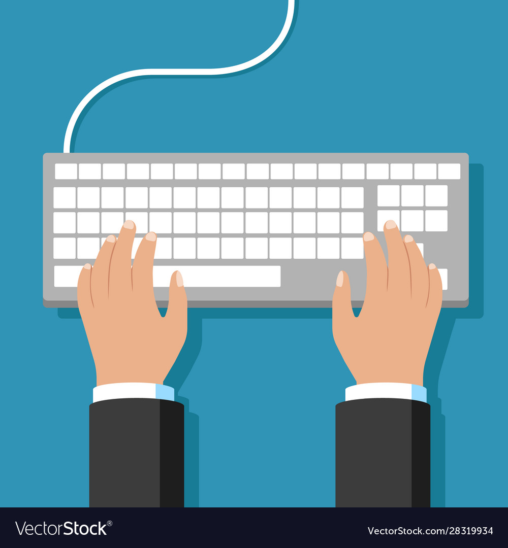 Hands on keyboard