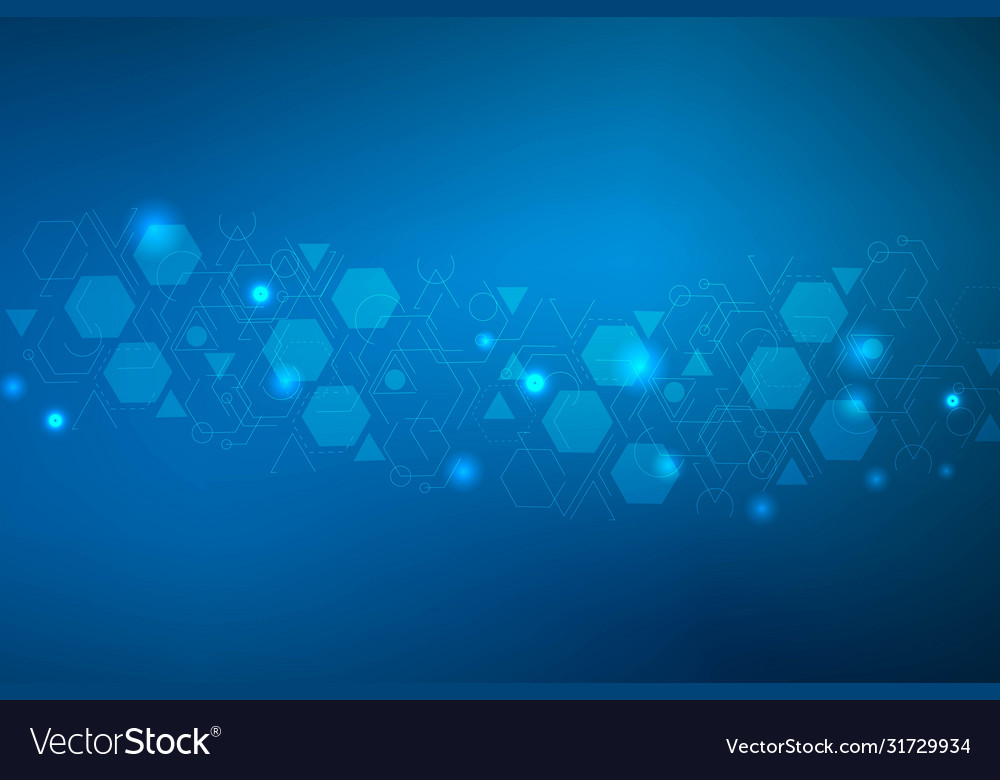 Science network pattern connecting lines and dots