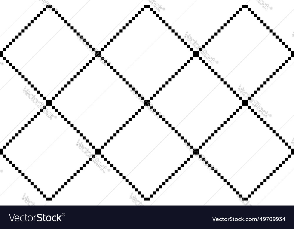 Seamless checked grid pattern vector image Seamless checked grid pattern