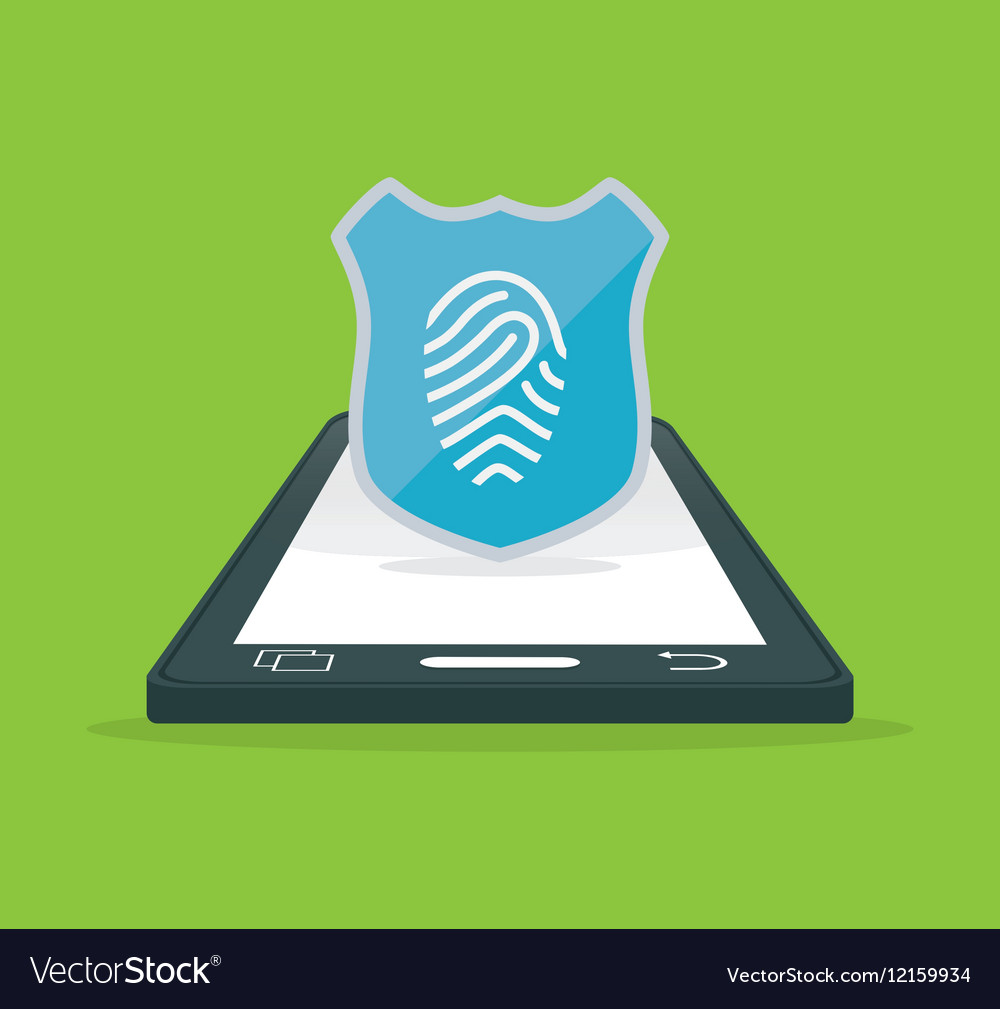 Smartphone fingerprint password internet security