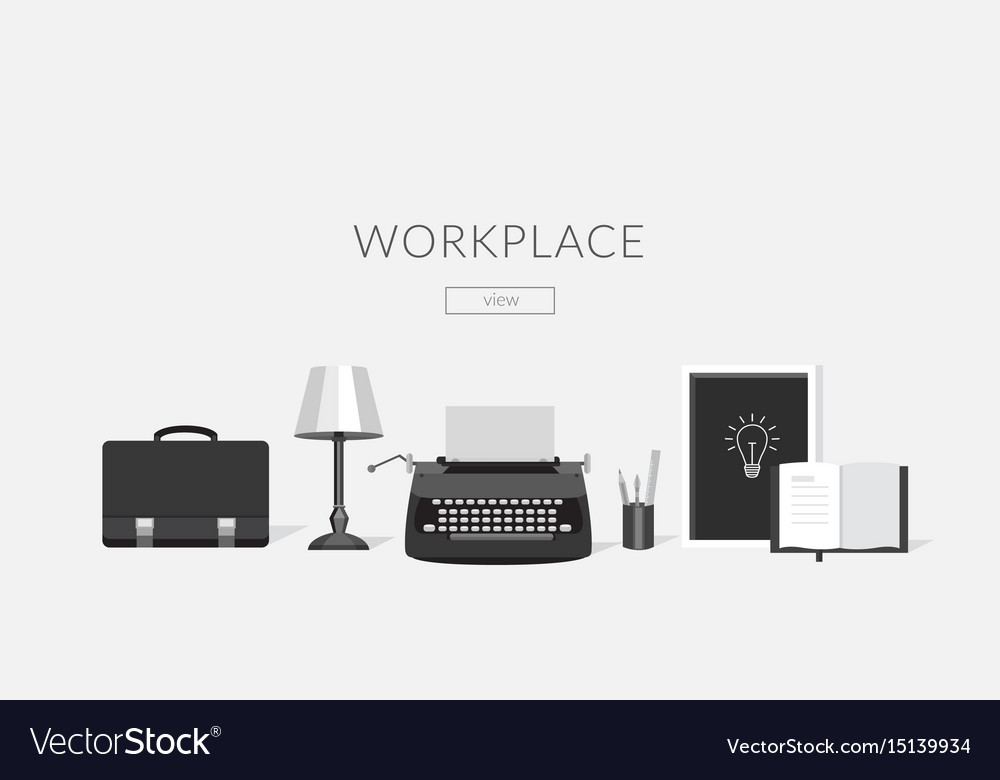 Workplace of the writer