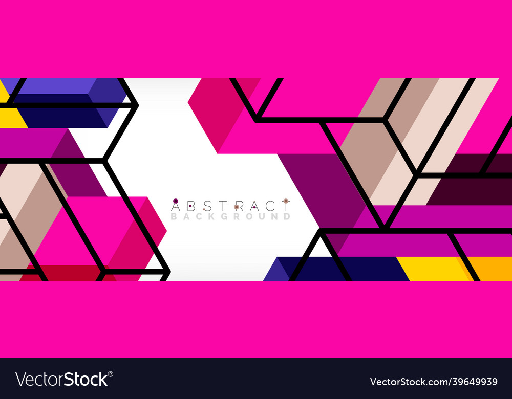 Abstract background 3d cubes cubic elements vector image Abstract background 3d cubes cubic elements