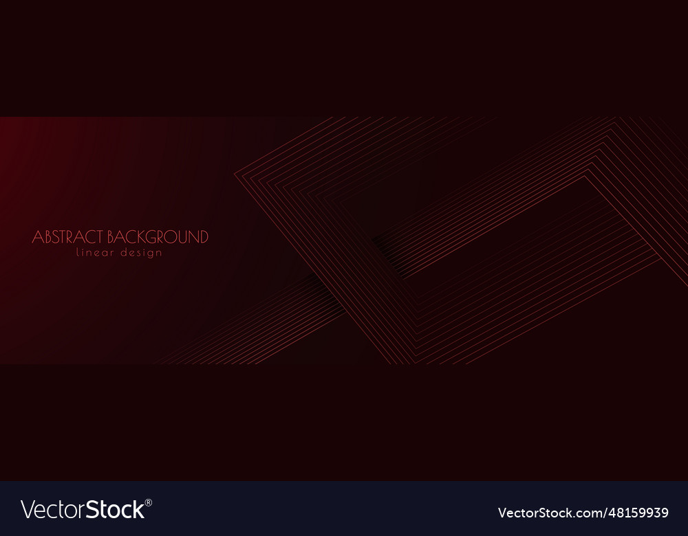 Abstract background with linear shapes template vector image Abstract background with linear shapes template