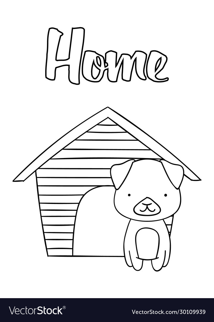 Coloring pages black and white cute hand drawn