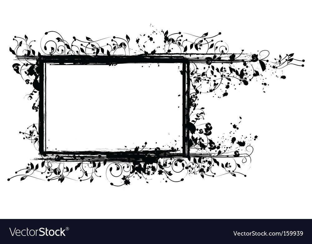 Floral frame