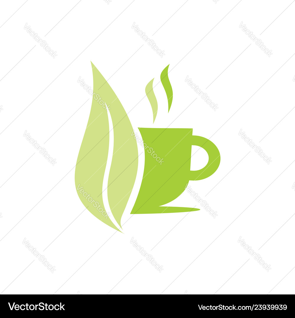 Leaf logo design template isolated Royalty Free Vector Image