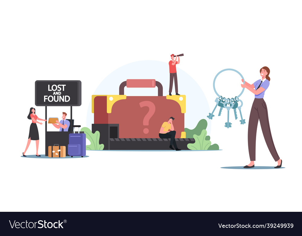 Lost and store found luggage