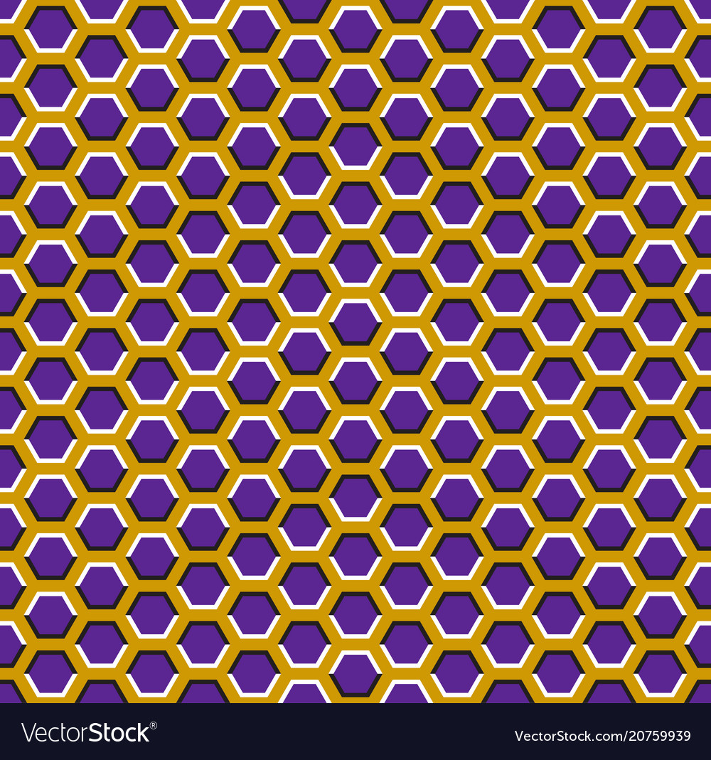 Purple Hexagon Motion Pattern