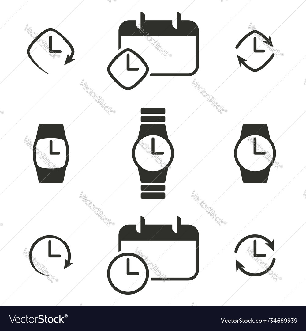 Set icons on a theme clock watch