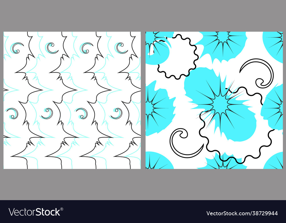 Abstraction patterns vector image Abstraction patterns