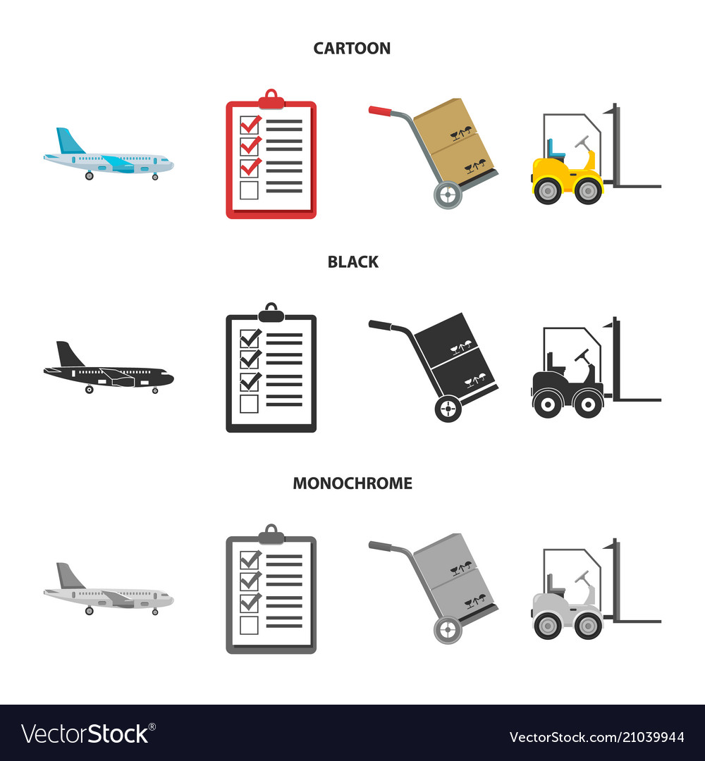 Cargo plane cart for transportation boxes