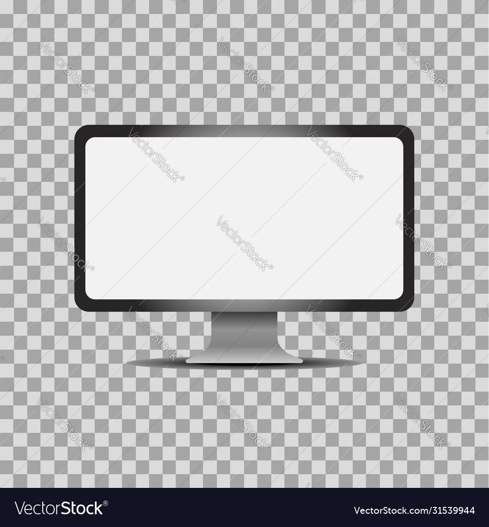 Computer monitor - empty screen for business