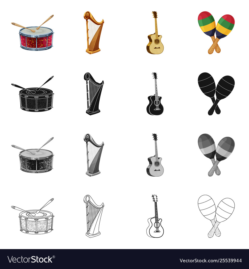 Isolated object music and tune symbol