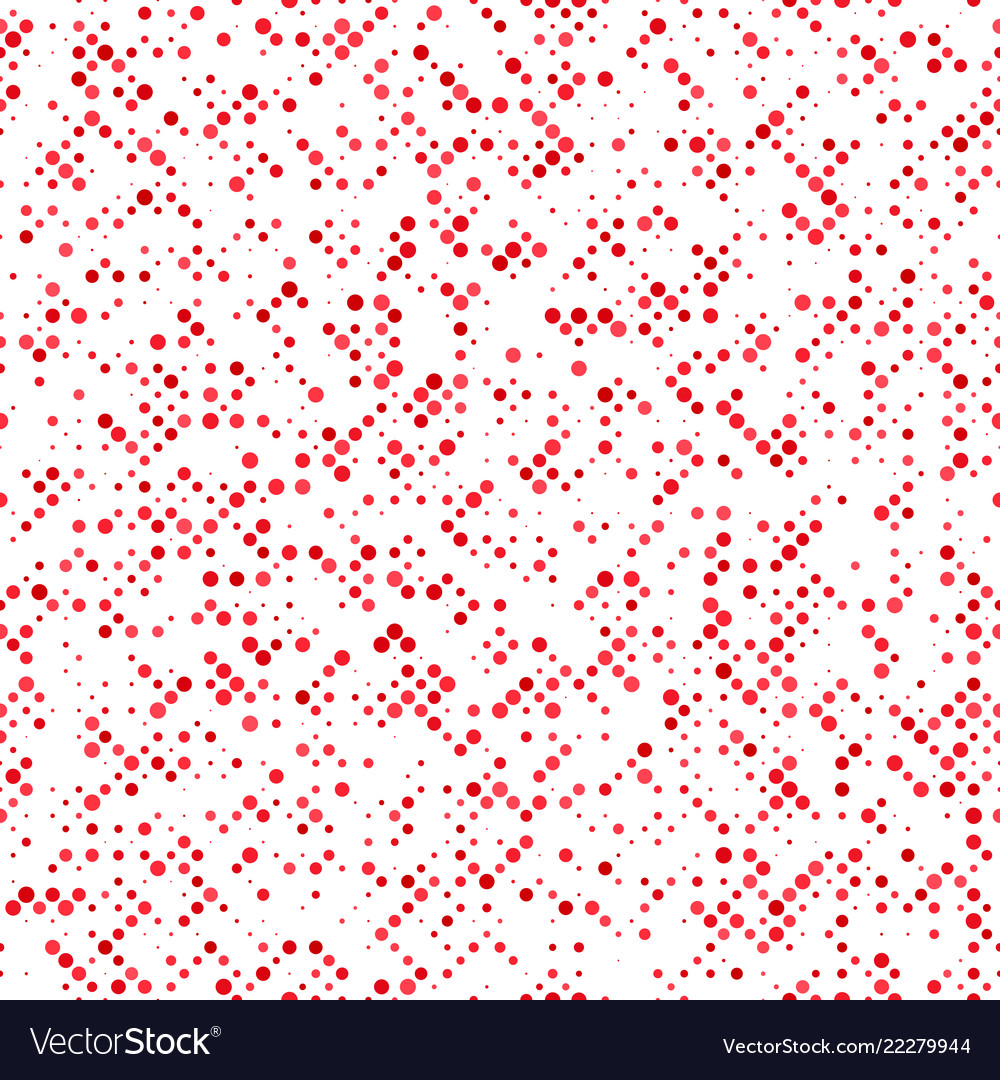 Red seamless dot pattern background - design