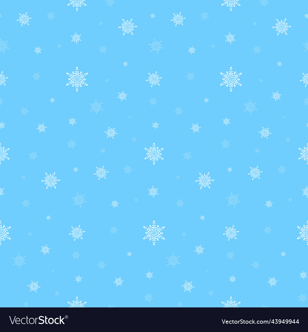 Snowflake Seamless Pattern