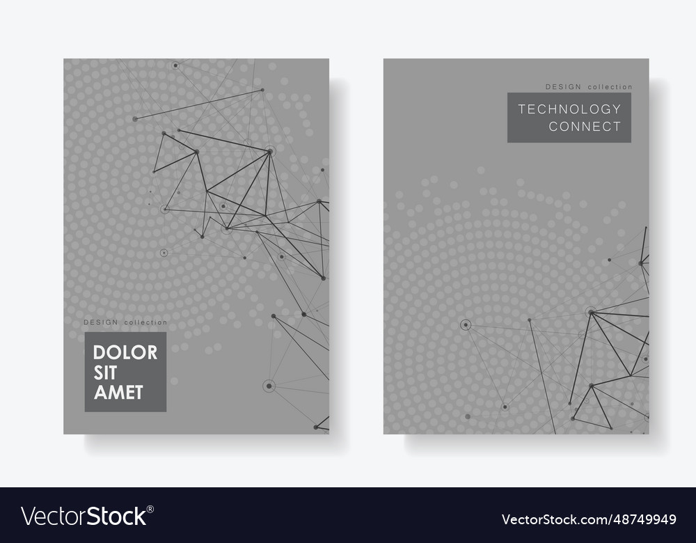 A4 cover templates abstract presentation