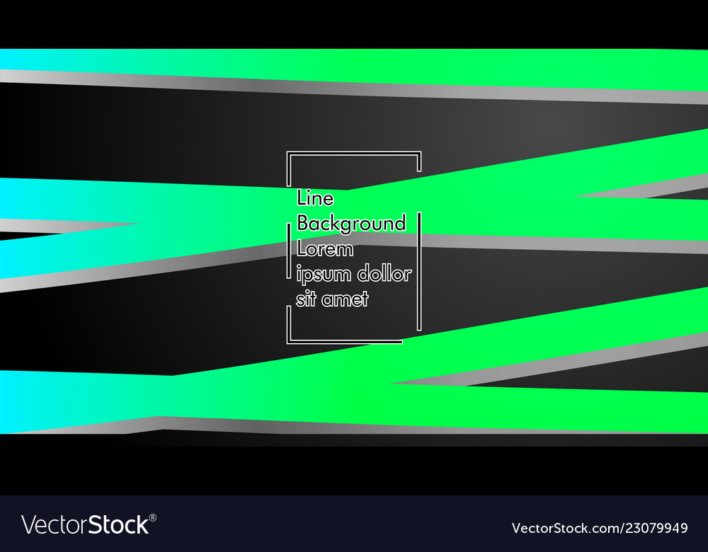 Abstract wave background with green gradient vector image Abstract wave background with green gradient