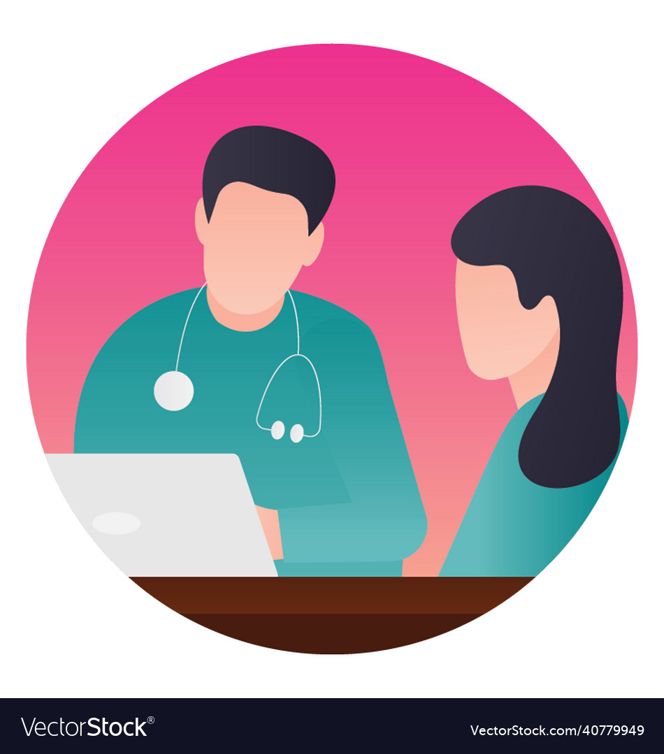 Assistant doctor Royalty Free Vector Image - VectorStock