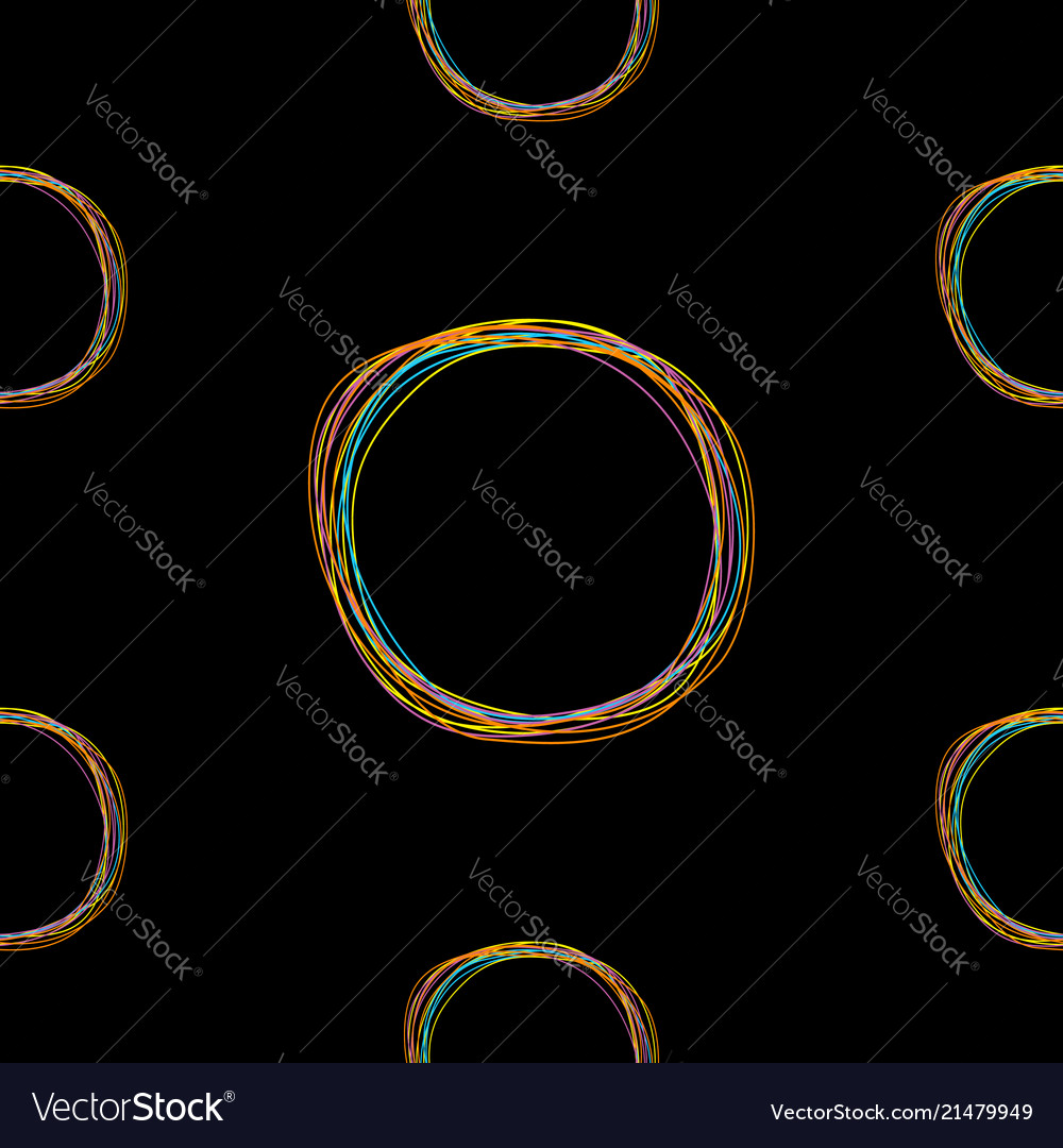 Colorful Line Scribe Pattern