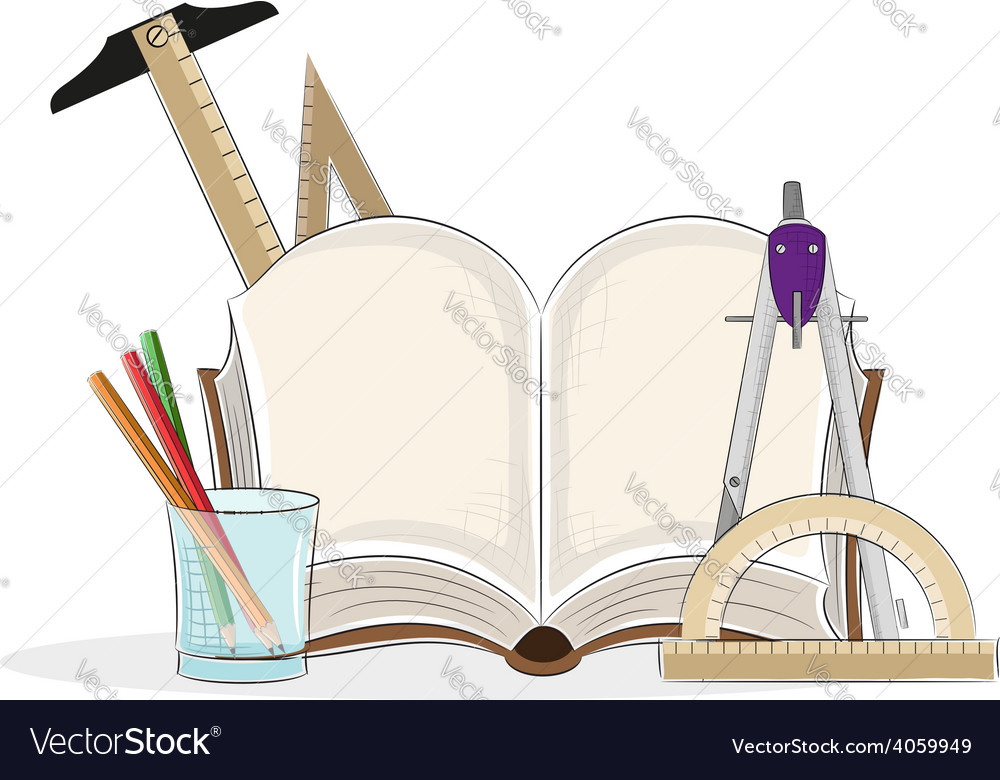 Download Drawing tools Royalty Free Vector Image - VectorStock