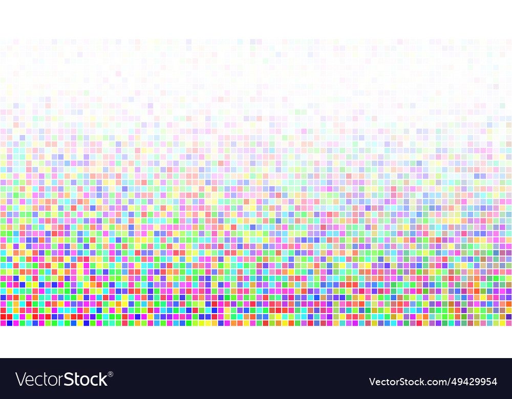 Abstract spectrum colorful bottom mosaic vector image Abstract spectrum colorful bottom mosaic
