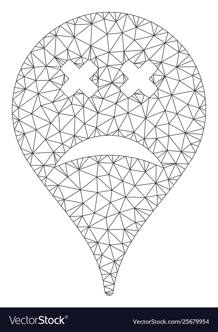 Blind smiley map marker mesh network model