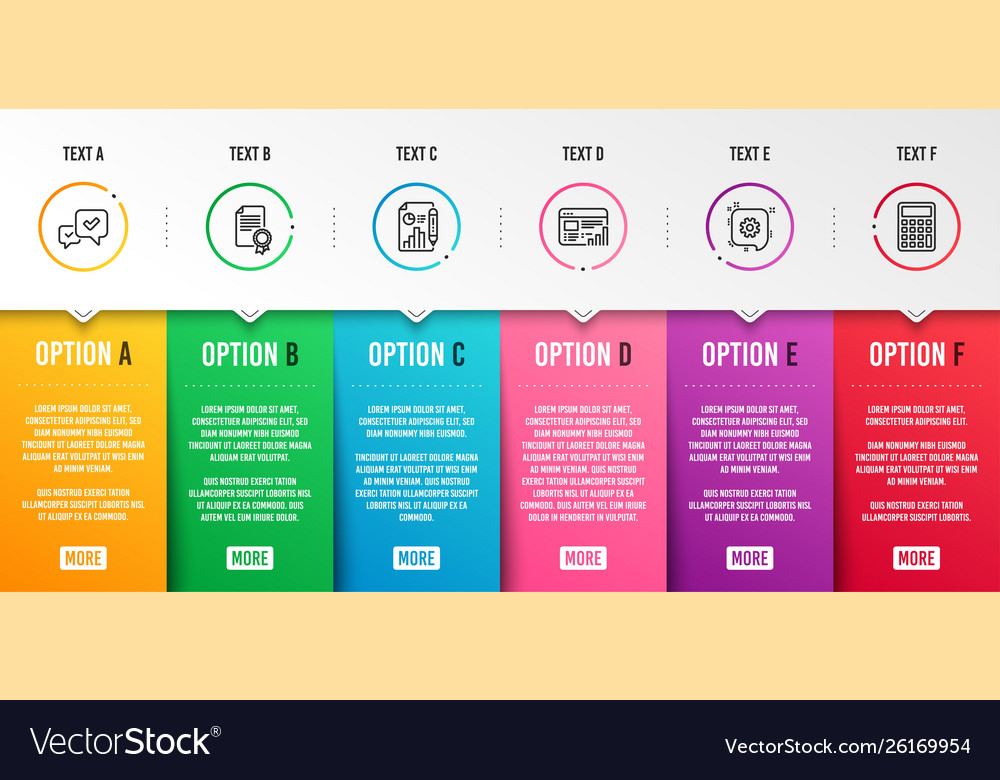 Certificate web report and document icons vector image Certificate web report and document icons