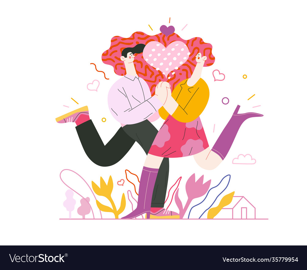 Couple in love - valentine graphics