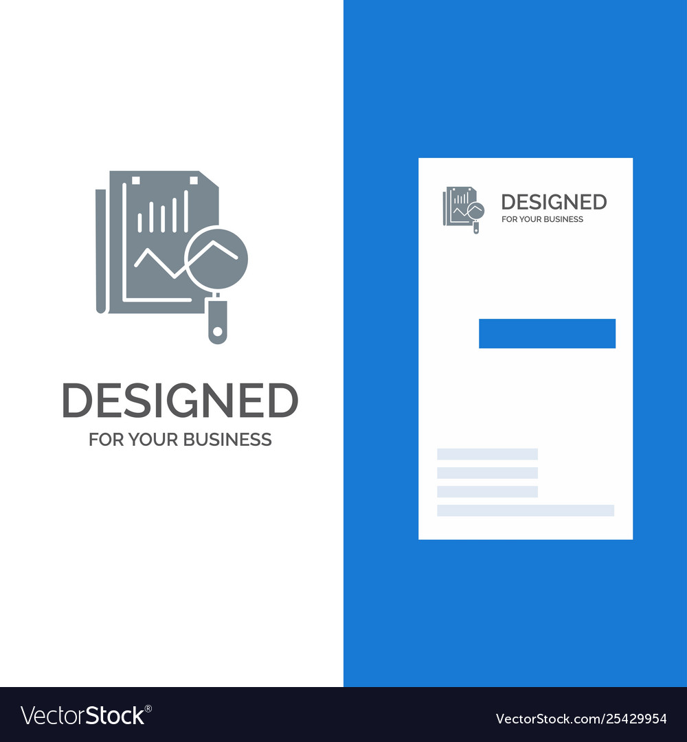 File static search computing grey logo design vector image File static search computing grey logo design